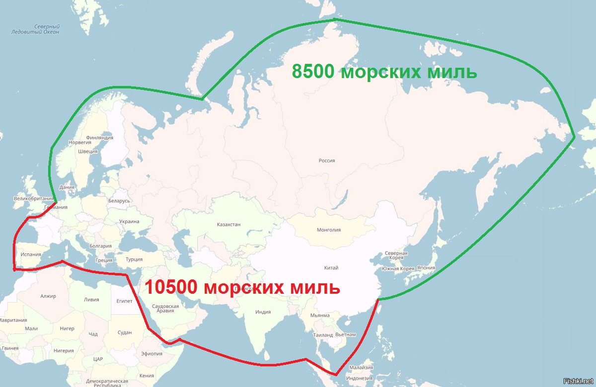 Для понимания как это выгодно. Если вы хотите задаться вопросом почему такая большая разница между прибытием 20 и 50 днями то всё очень просто. Главная разница в том что Суэцкий канал и средиземное море гораздо более загружены сейчас будут так дальше чем Арктический Шелковый путь.