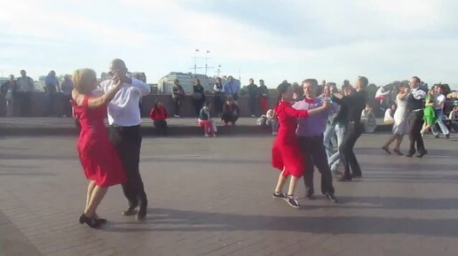 Квикстеп. Бальные танцы на Стрелке В.О. Санкт-Петербурга OPEN AIR 03.06.2018 г.