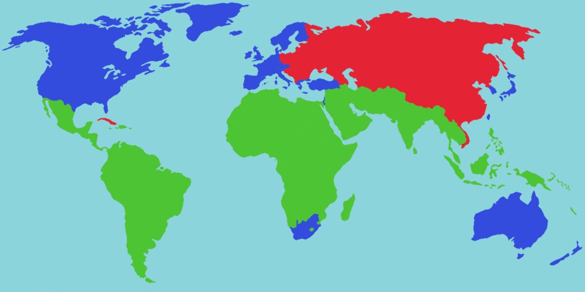 3 1 страны. Страны третьего мира в холодной войне. 1 Страны мира холодная война. Страны третьего мира карта. Карта первого второго и третьего мира.