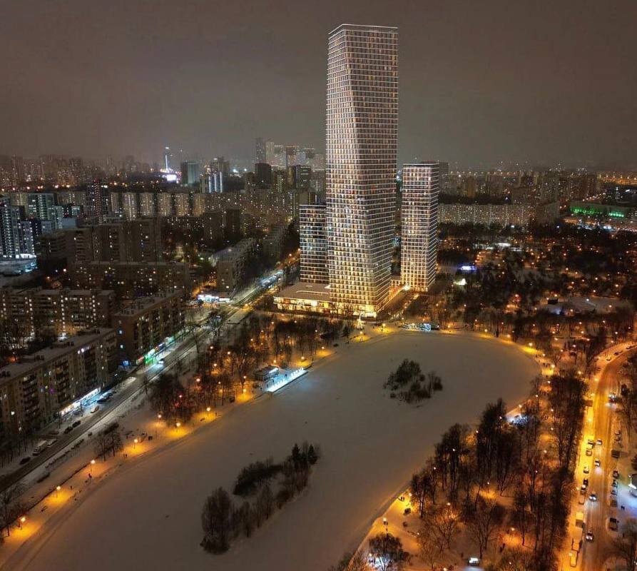 Визуализация проекта архбюро Алексея Ильина по строительству башен на территории природного комплекса №29