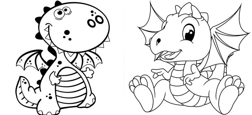 Как нарисовать Беззубика из мультика Как приручить дракона | Рисуем и Учим Цвета | Kids Coloring