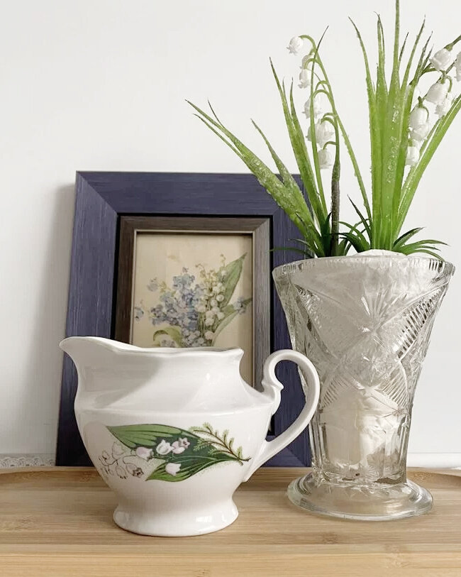 Молочник из сервиза «Ландыши». Рижский фарфоровый завод, 1970-1980 гг. Автор формы «Виктория» («Viktorija») Левон Агаджанян