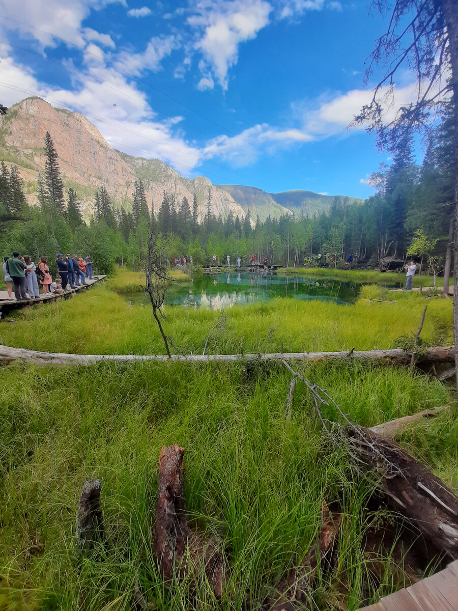 Алтай, гейзерное озеро.