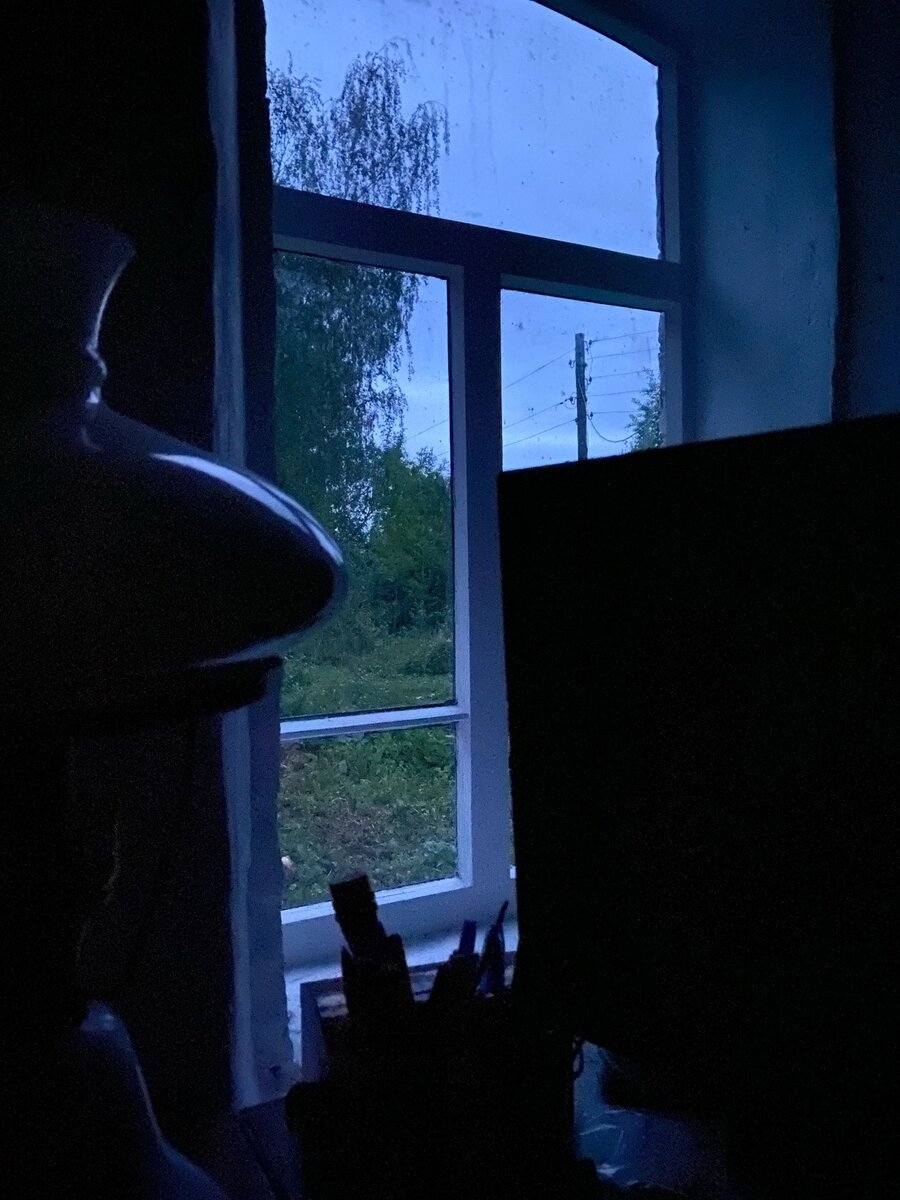 Ночь, рабочий стол