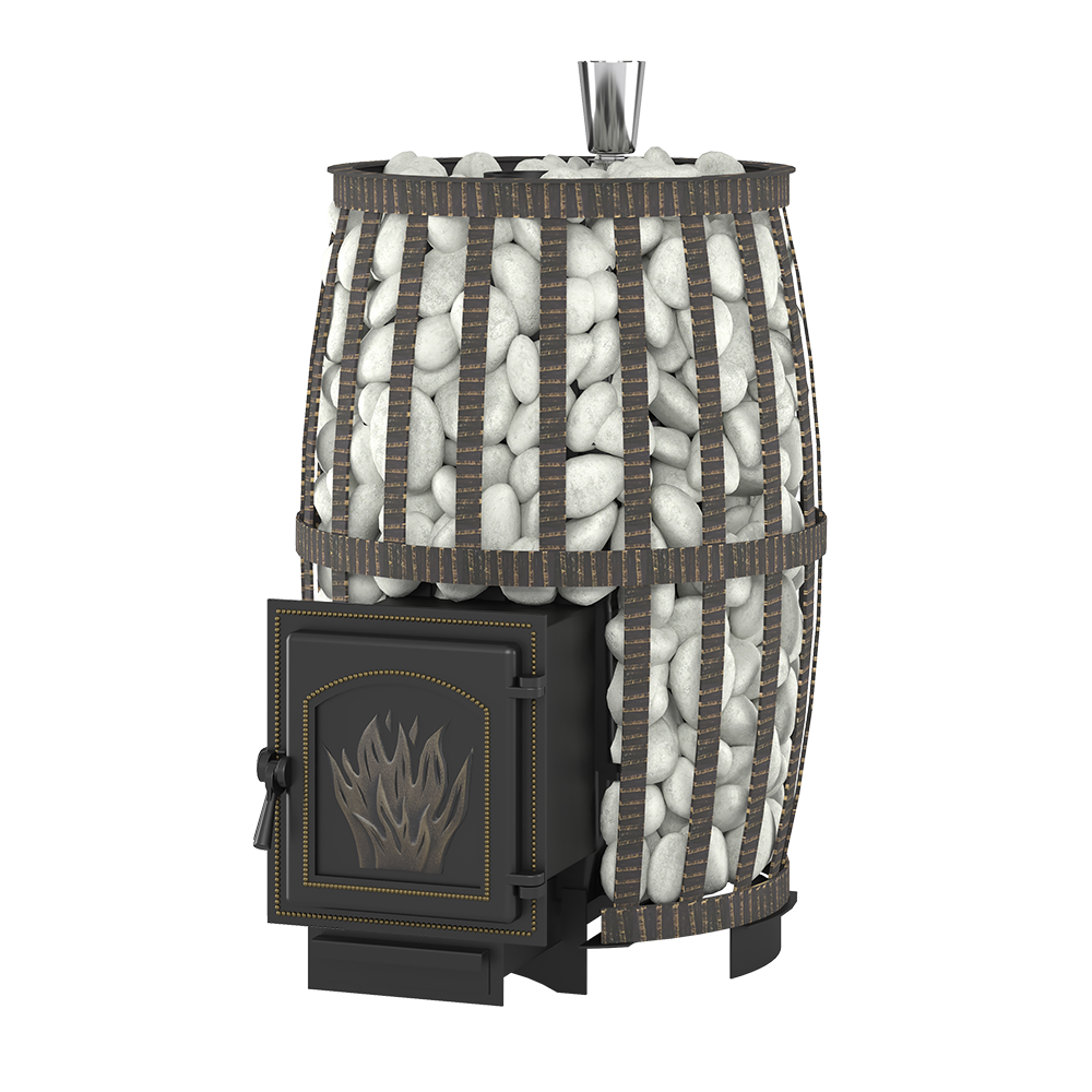 Печь Везувий Легенда Русский Пар с топочным тоннелем