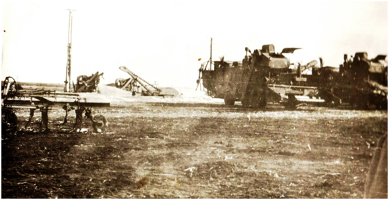 Такой  была техника  совхоза имени Чкалова в 60-х годах