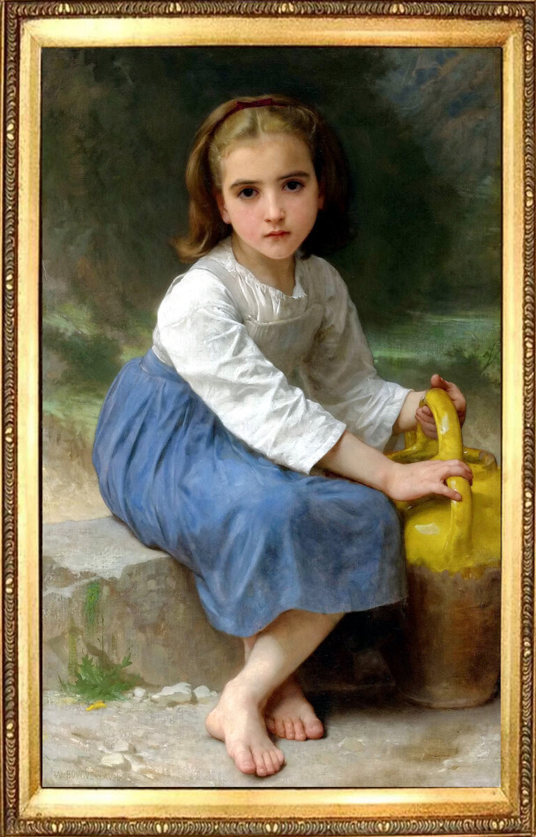 Картина идиллия бугро - 87 фото