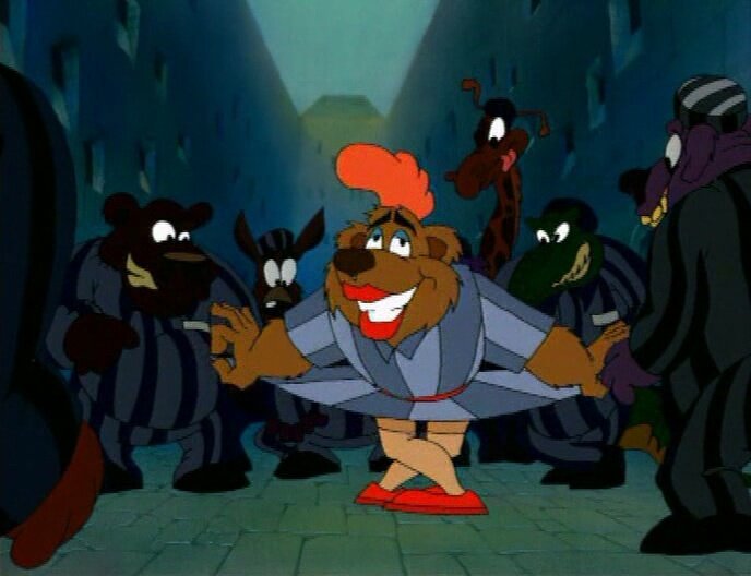 Кадр из мультфильма "Звериные войны".