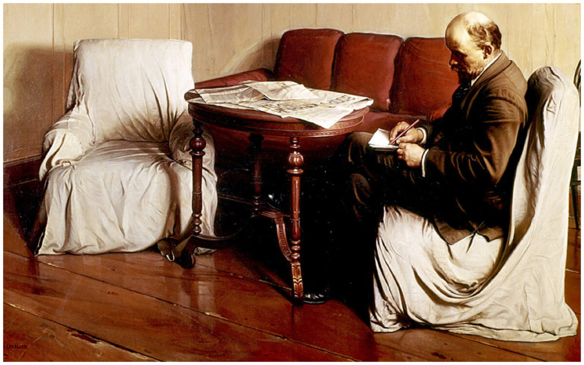 Ленин в Смольном. Картина Исаака Бродского, 1930.