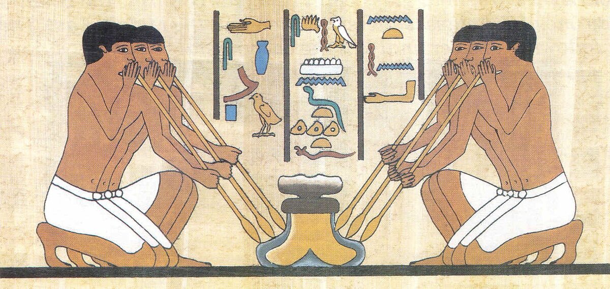 Стеклодувы Древнего Египта
