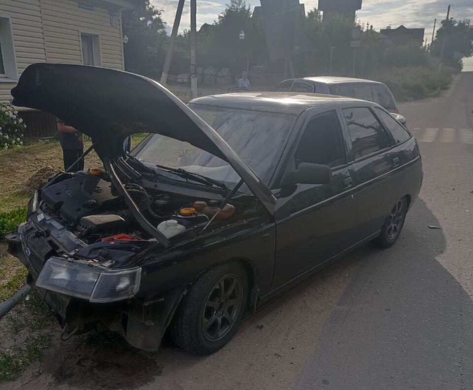 Сотрудник гуфсин попал в дтп