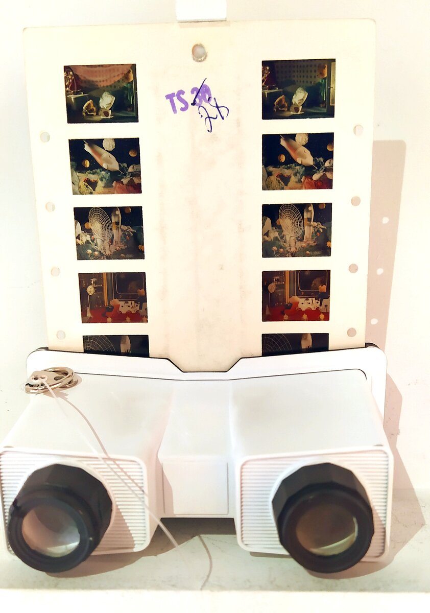 Диафильм из экспозиции "Комикс миссии", фото автора.