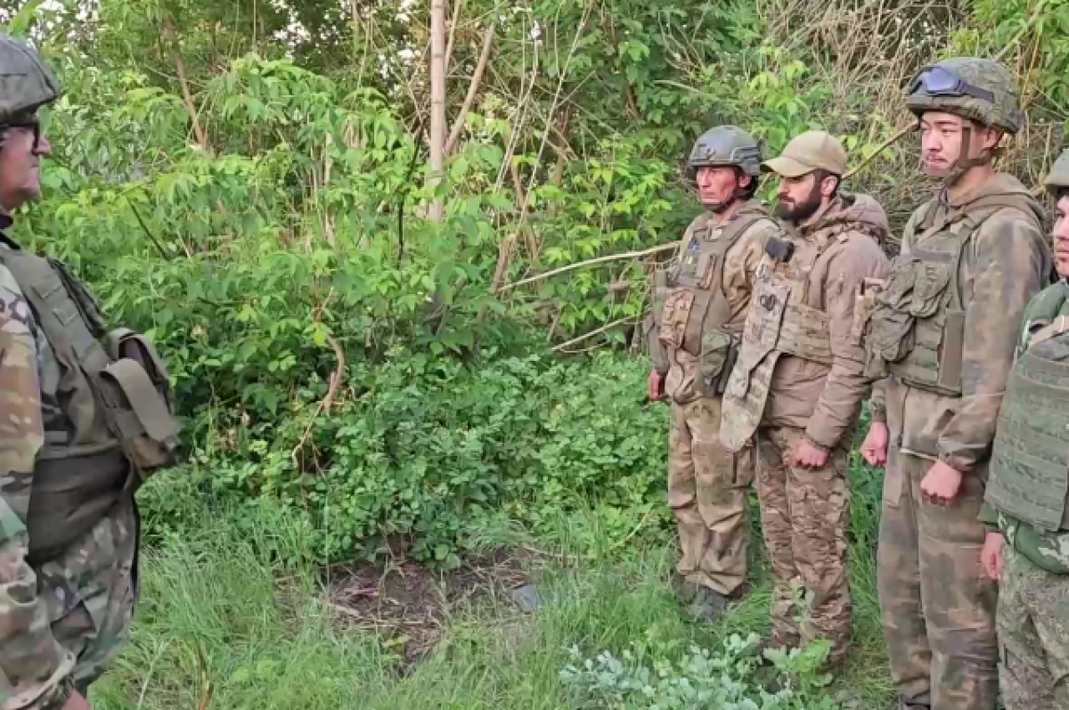    Отразившим наступление ВСУ на южнодонецком направлении вручили госнаграды