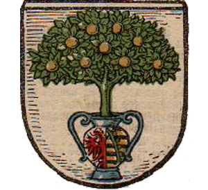 Герб района "Oranienbaum". Картинка из открытых источников.