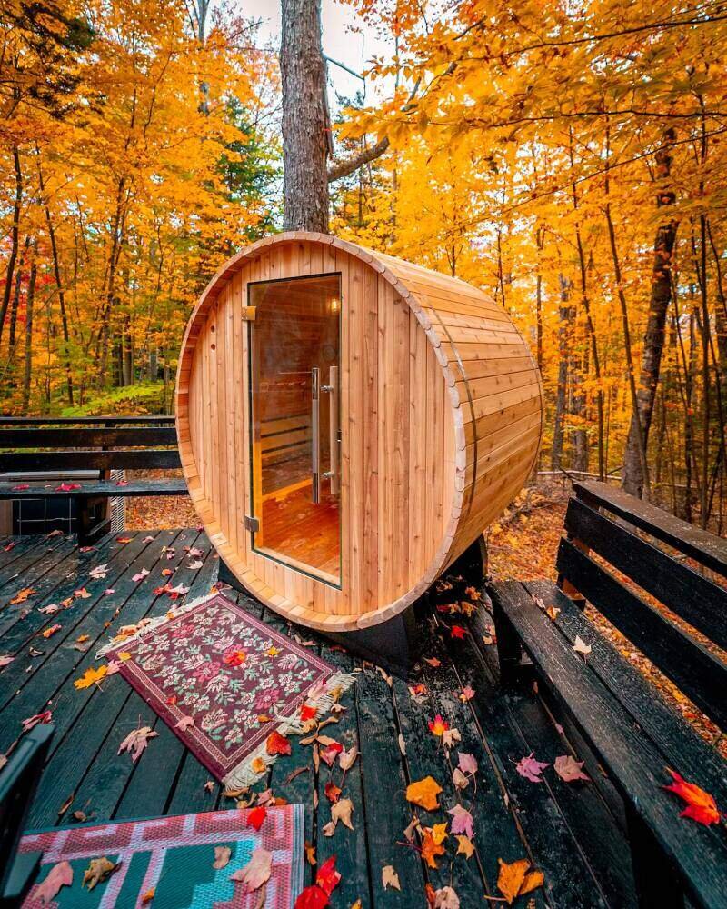 А-образный дом-шалаш: три спальни, гамак в перекрытии между этажами ...