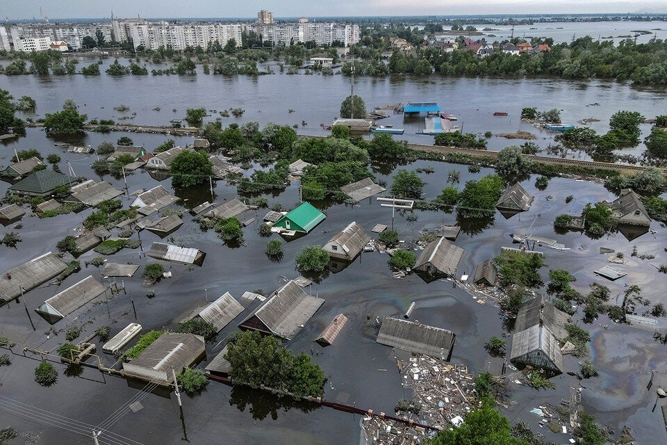 Карта затопления Америки