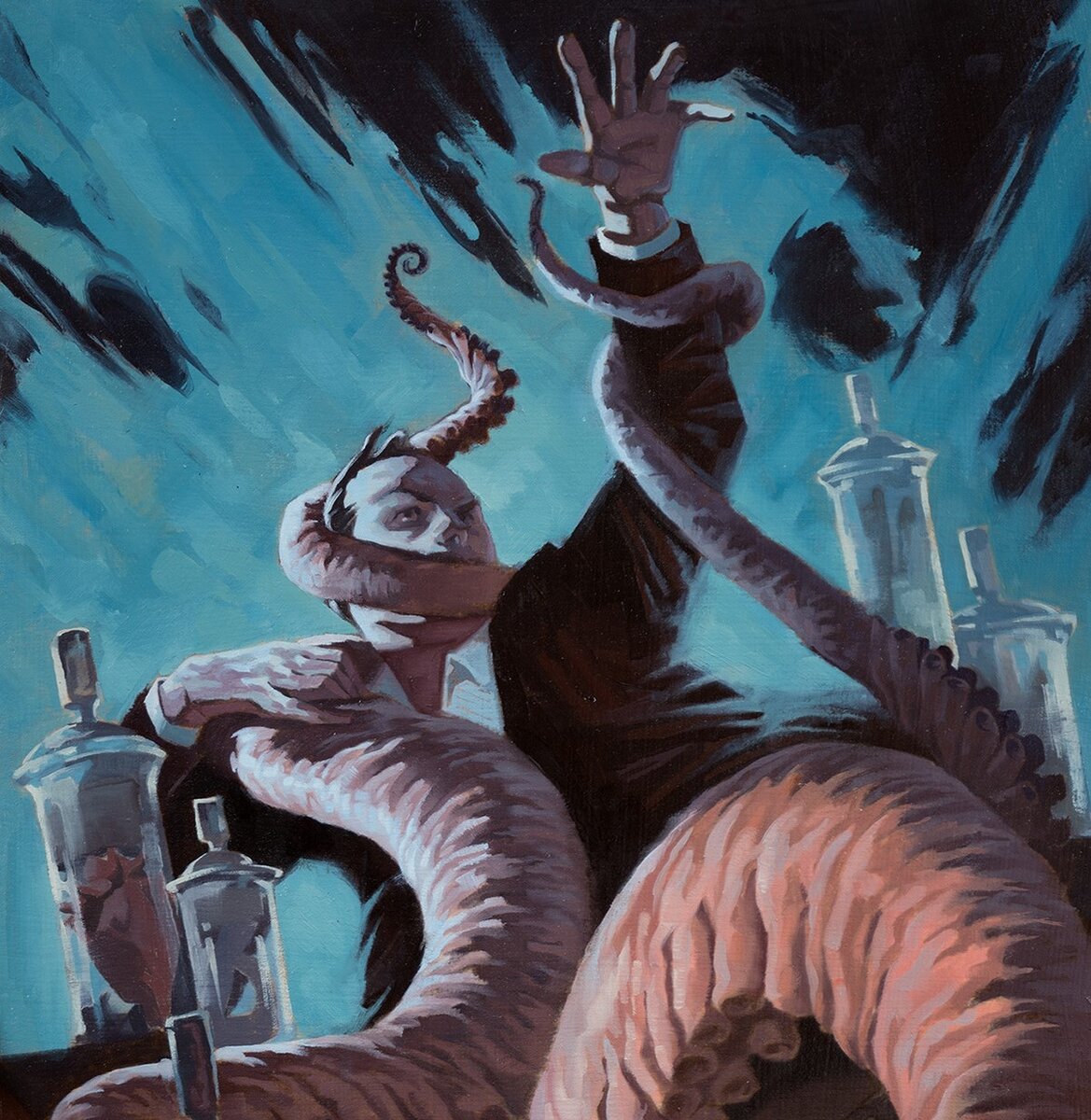 Арт по книге "Кракен" (Andrew Sides, www.artstation.com).