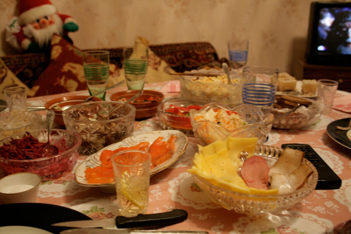 Новогодний стол в ссср фото меню рецепты