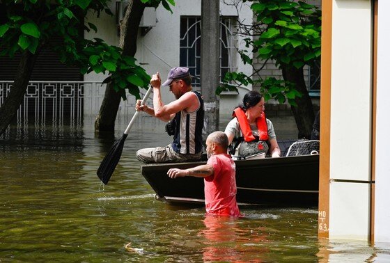    Последствия разрушения дамбы Каховской ГЭС