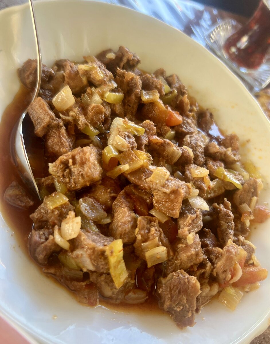 Мясо с овощами 