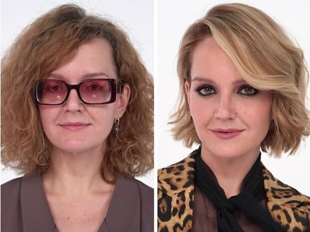 Дарья до и после преображения