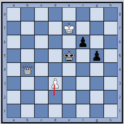 После хода 1. d3.