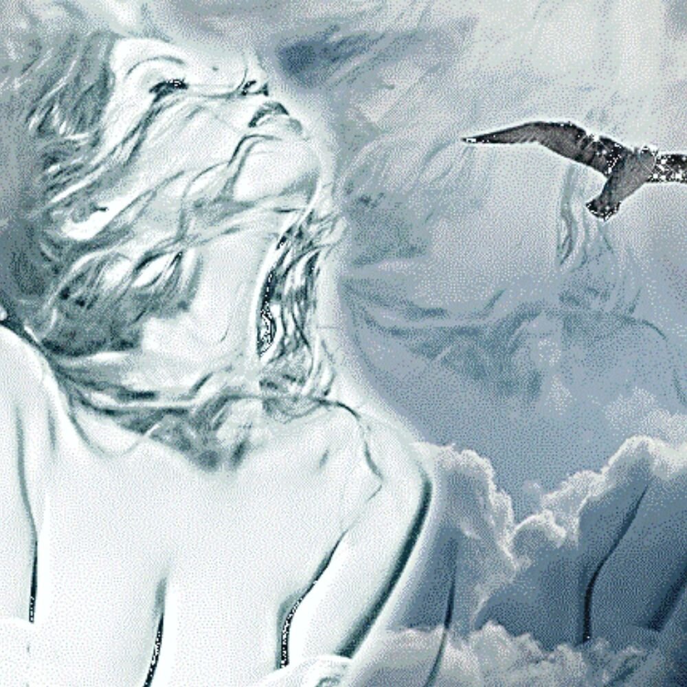 Прочь тревоги. Изображение души. Птицы в облаках. Птица души. Ангел в небесах.