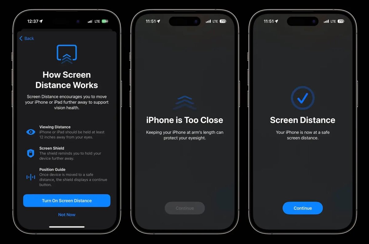 В iOS 17 появилась защита глаз от близорукости. Как она работает? | 4pda.to  | Дзен
