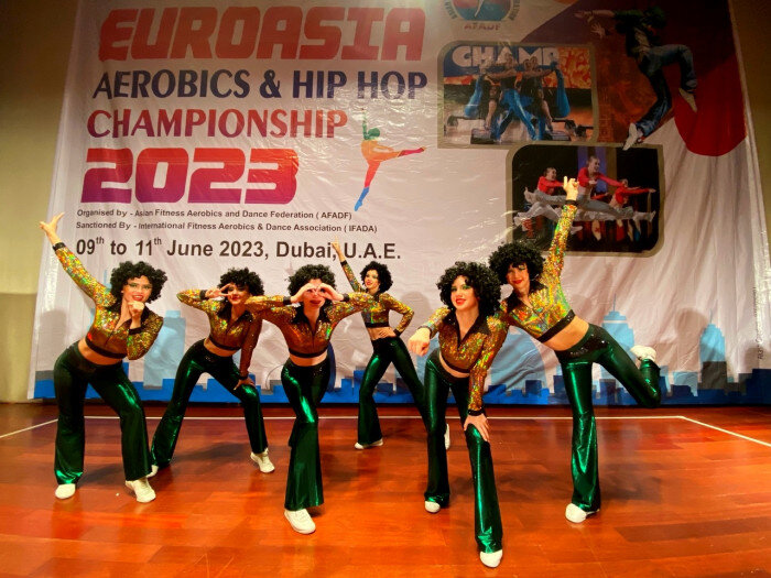    Спортсменки из Новотроицка стали чемпионками Евразии по фитнес-аэробике Кристина Просвиркина