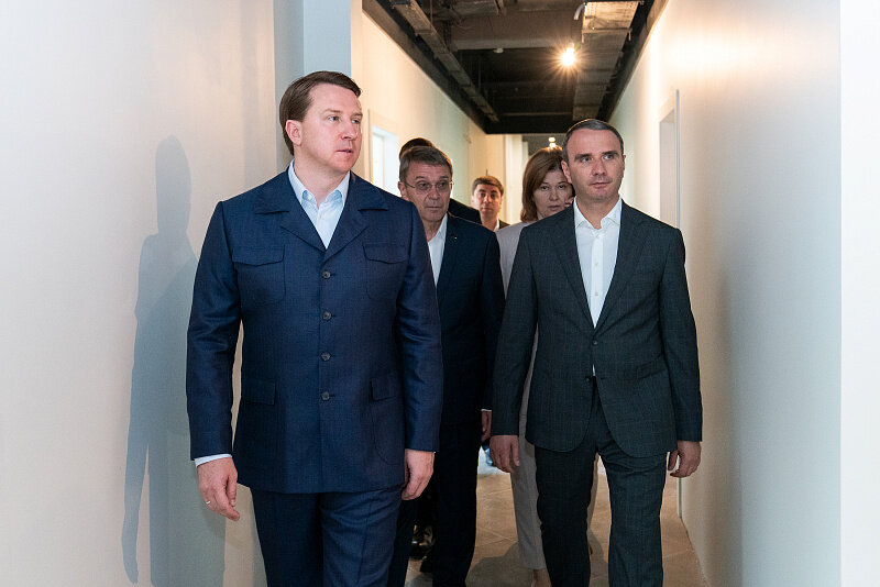 Алексей Копайгородский проверил ход обустройства второй очереди Дома молодежи 