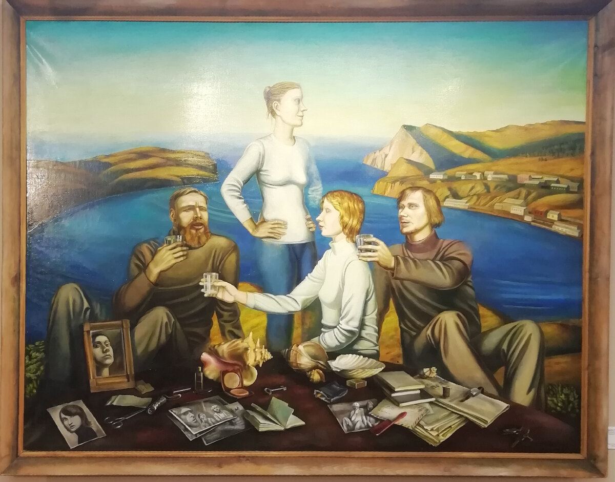 Фото автора картины из Вологодской картинной галереи