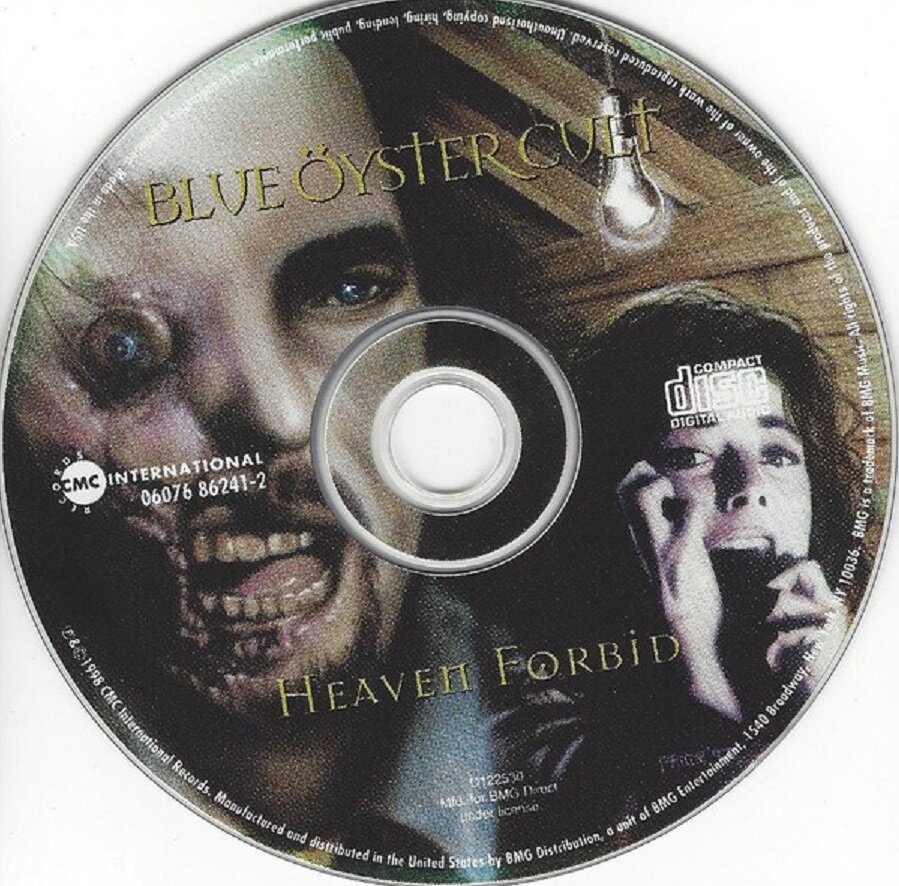 CD BLUE ÖYSTER CULT "Heaven Forbid" 1998 - CMC / BMG