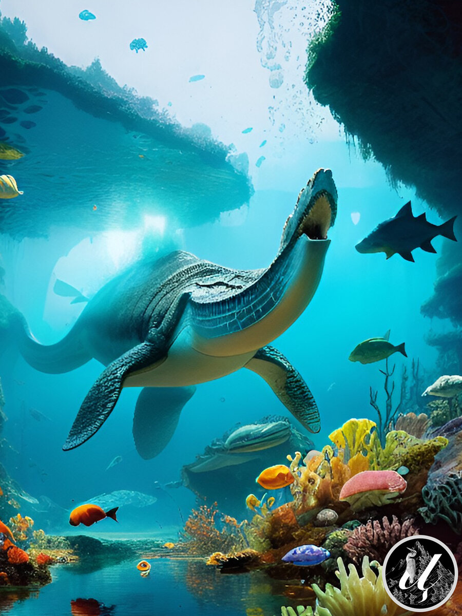 Морские рептилии.