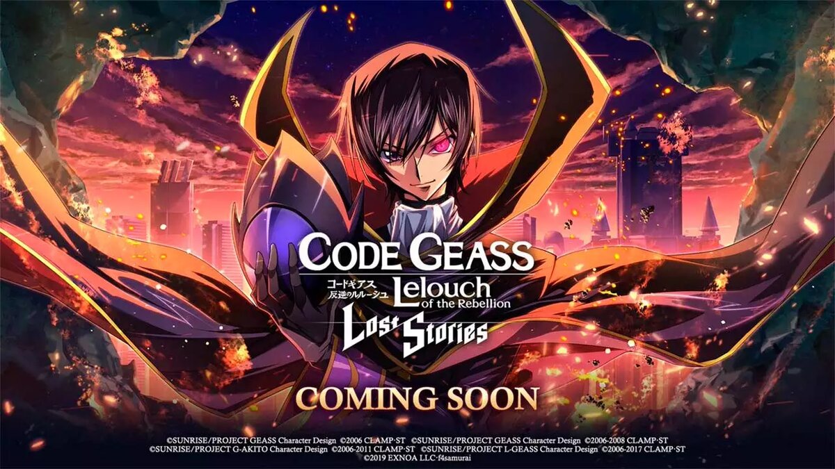 Представлена мобильная игра Code Geass: Lost Stories на основе аниме сериала  | Все про онлайн игры на ПК и другие платформы | Дзен