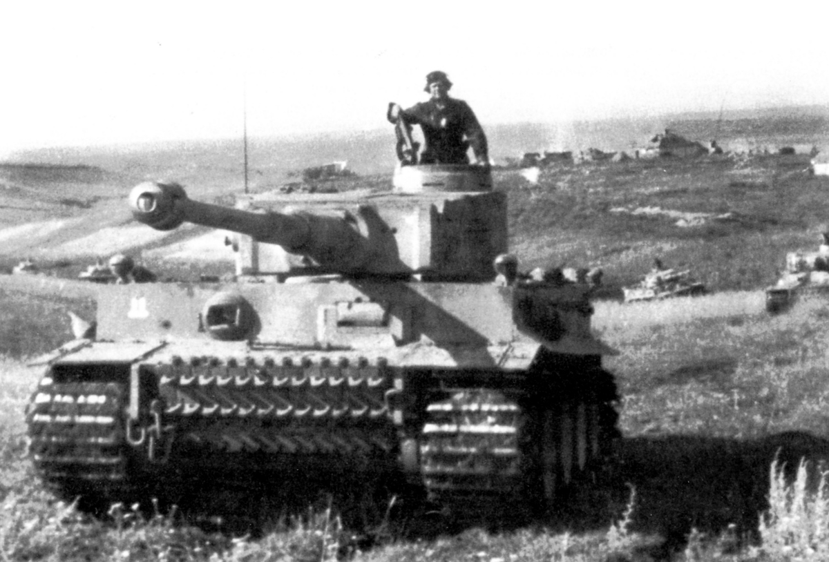 Немецкие танки «Тигр» на Курской дуге