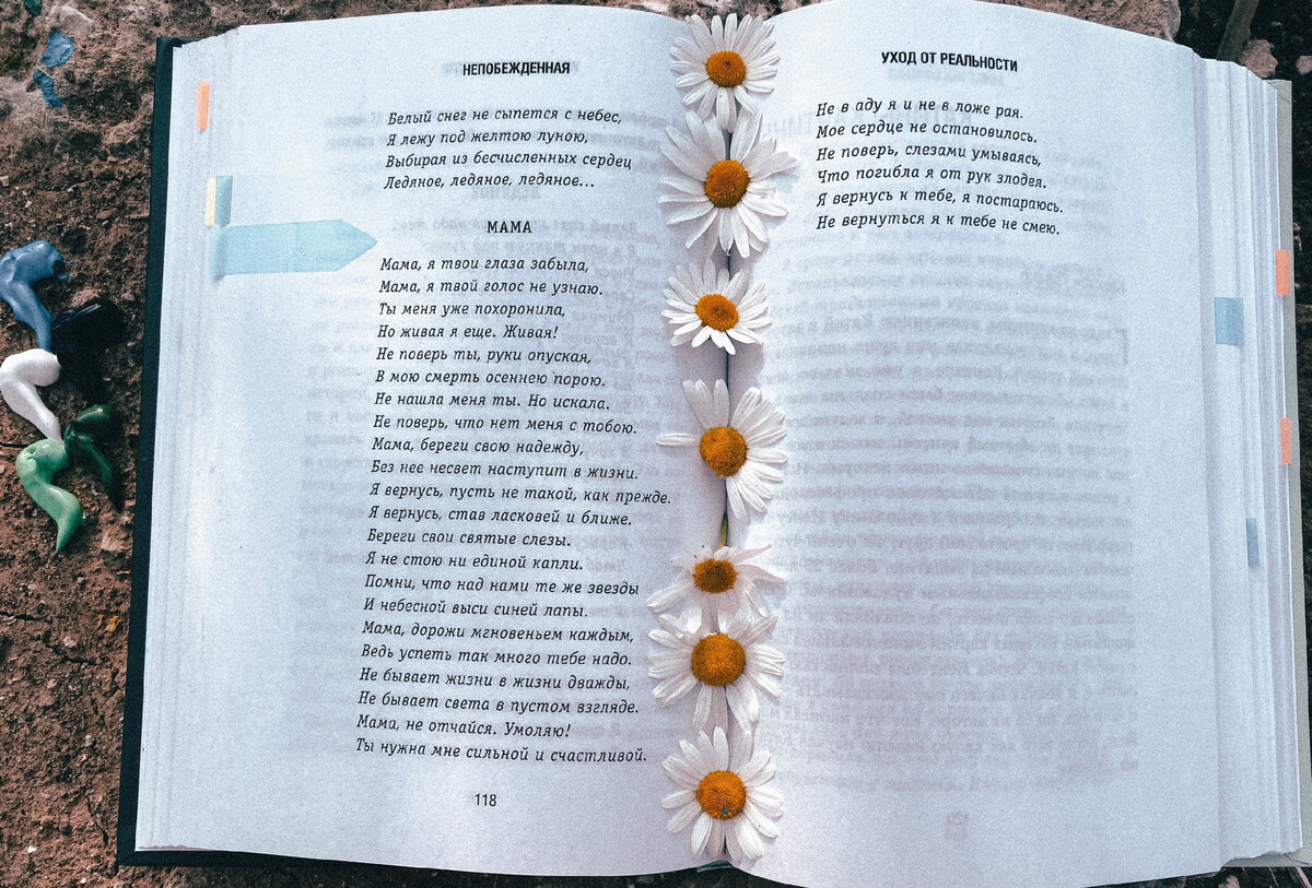 Одно из стихотворений написанных Катей.