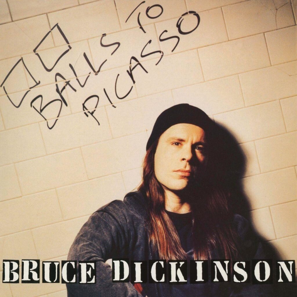 оригинальная обложка альбома BRUCE DICKINSON "Balls to Picasso" 1994 - EMI