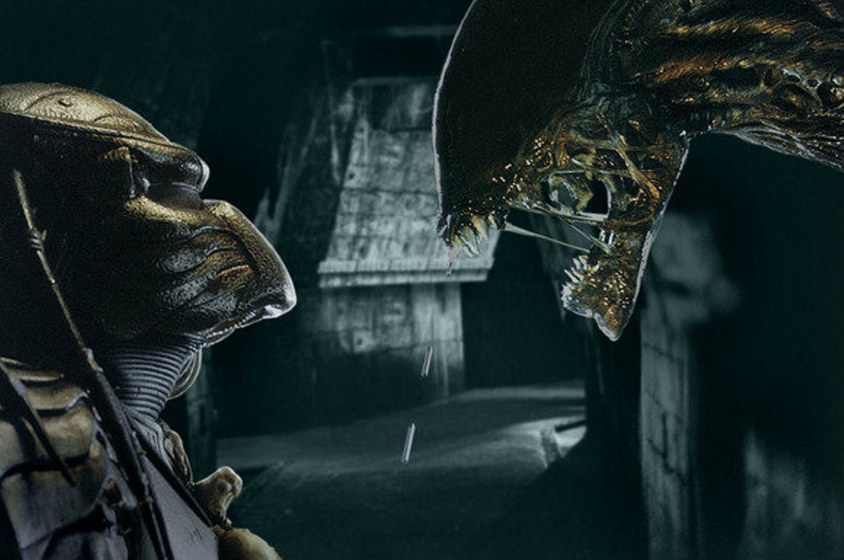 Кадр из фильма "Чужой против Хищника", 2004.