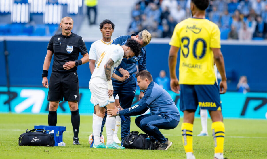    «Зенит» потерял Клаудиньо из-за травмы. Фото: ФК «Зенит»