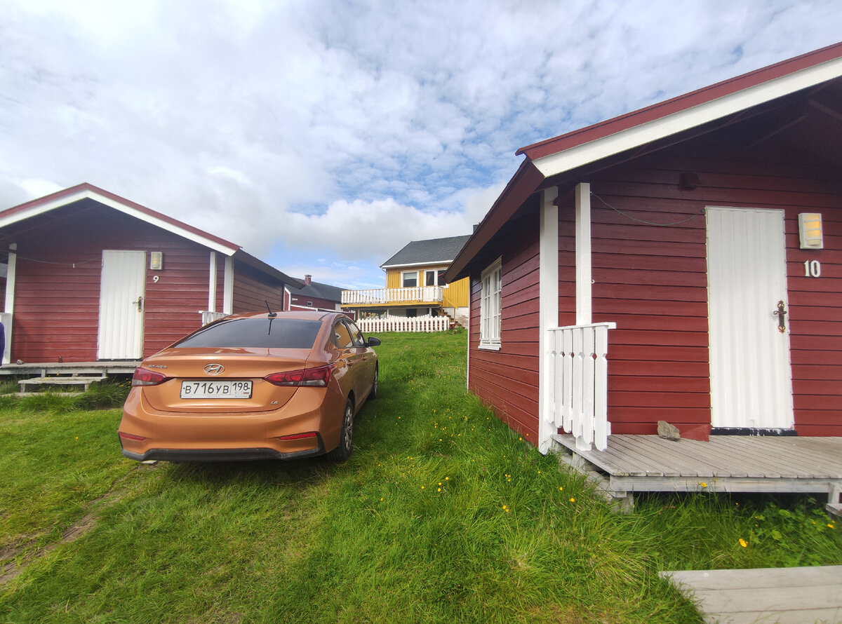 Спокойно стоим на российских номерах в норвежском кемпинге. 