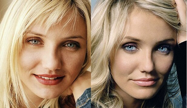 Камерон Диас до и после пластики