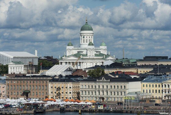    Вид на Хельсинки