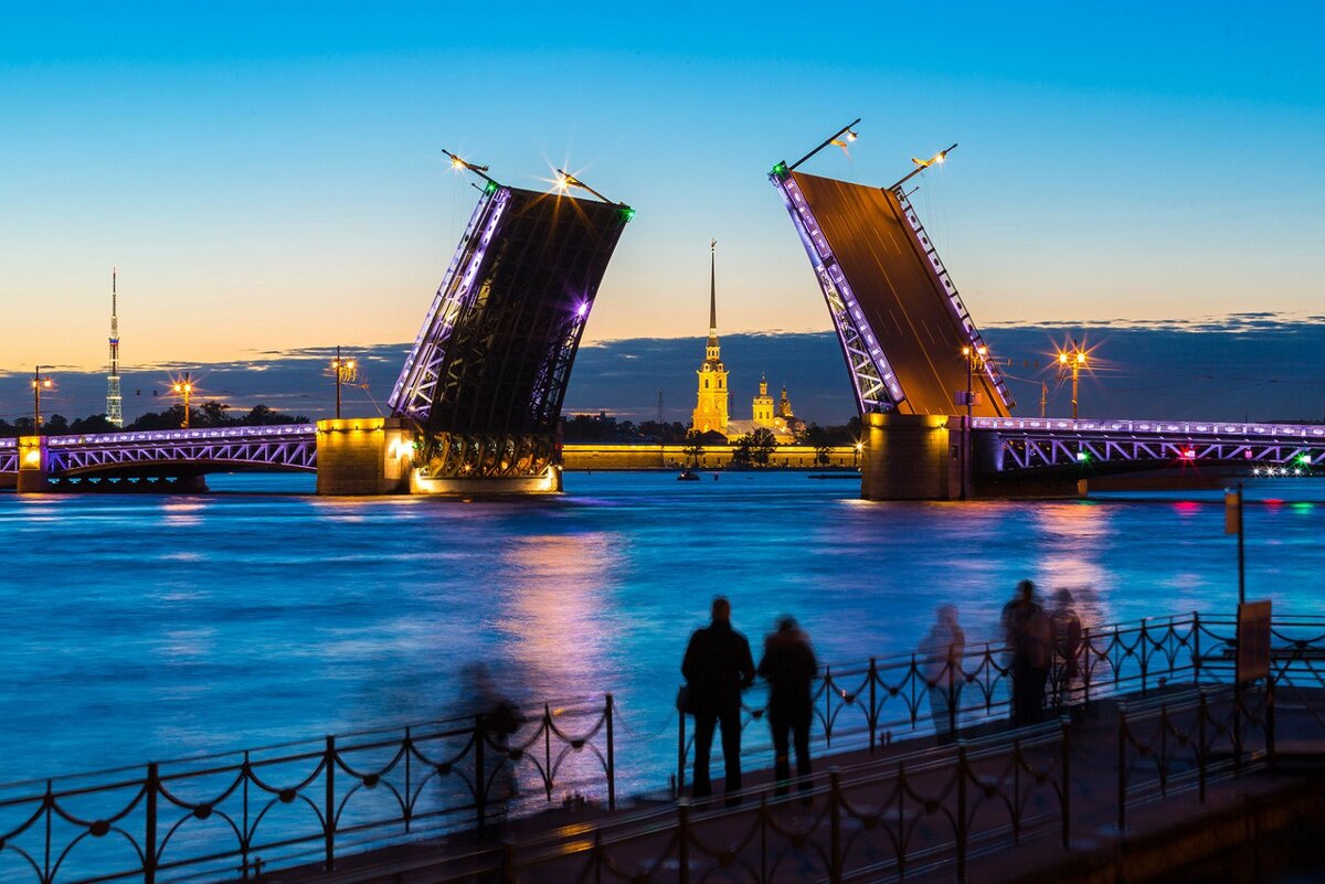 Разводные мосты в Санкт Петербурге