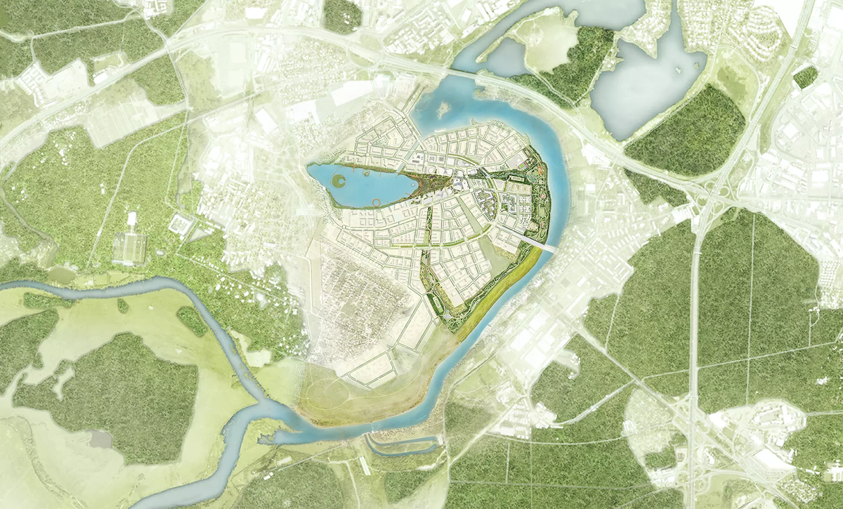 Город на карте (Источник: https://sbercity.ru/)