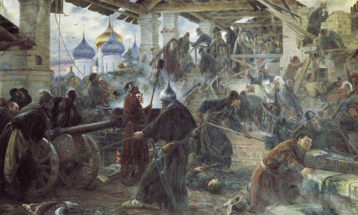 Сергей Милорадович «Оборона Троице-Сергиевой лавры»