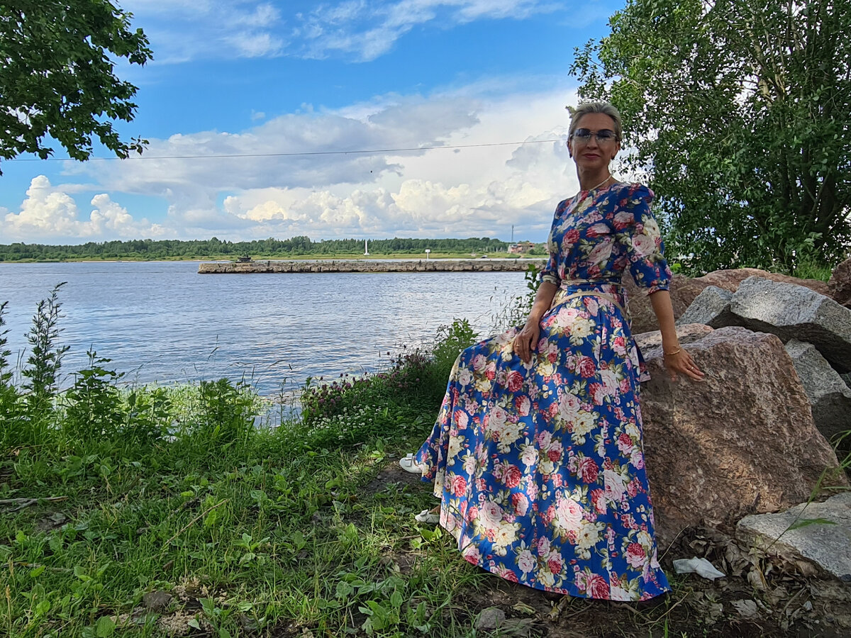 вид на Неву и Староладожский канал