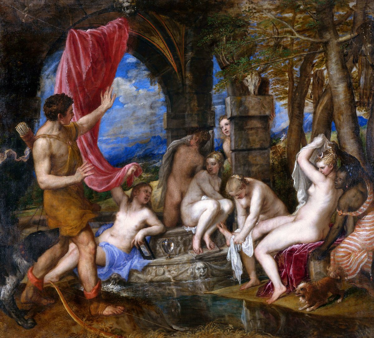 «Диана и Актеон» — Тициан; 1556—1559 (Лондонская Национальная галерея, Лондон)