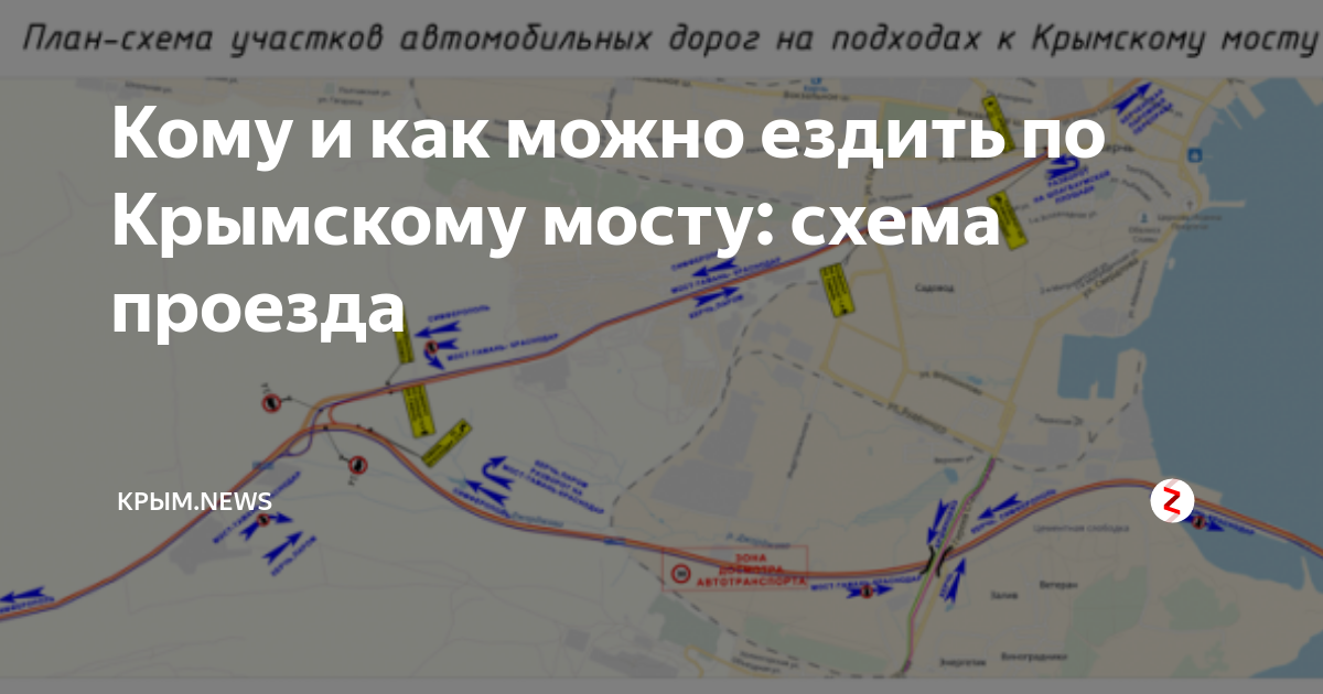 Дорога от краснодара до крымского моста. Схема Крымского моста. Подходы к Крымскому мосту. Схема движения по Крымскому мосту. Крымский мост схема проезда.