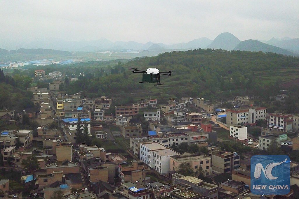 Посылка в пути - раньше это занимало несколько часов езды по горным дорогам.