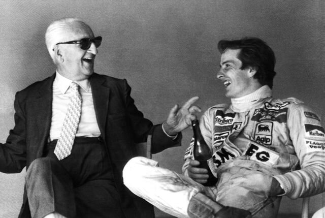 Энцо Феррари и Ники Лауда